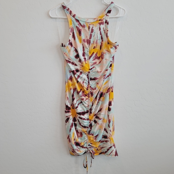 NWOT Derek Heart Tie Dye Sleeveless Mini Dress Women's Size Large - Picture 12 of 12